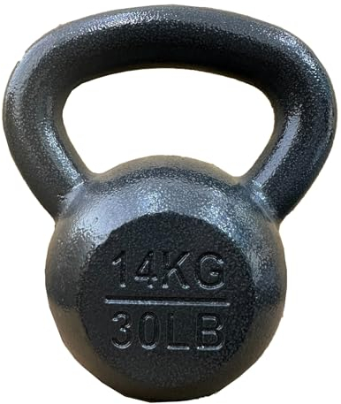 Chase Fitness Cast Iron Kettlebell for Strength and Cardio Home Gym Training 6kg - 24kg (14KG)