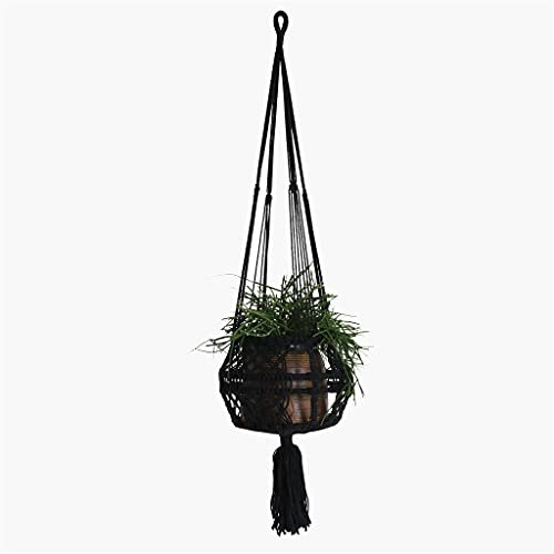 Makramee Blumenampel / Plant Hanger aus Baumwolle Ø 20 cm x H 105 cm