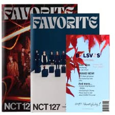 NCT 127 - Favorite [Catharsis+Classic Full Set ver.] (Repackage Album) 2 Album+BolsVos K-POP Webzine (20p), Decorative Stickers, Photocards