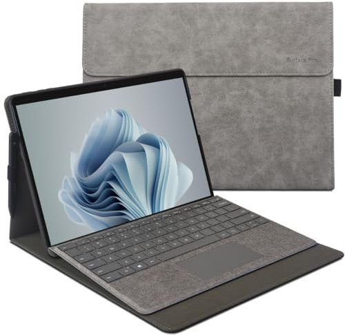 Protective Case for Microsoft Surface Pro 9/10/11th Compatible with Keyboard Cover Ultral Thin & Light Heat Dissipation Design