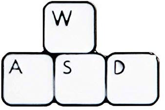 Kreative Persönlichkeit Tastatur Brosche Pins Schmuck Kleidung Taschen Rucksäcke Capel Jacke Abzeichen Zubehör Überlegene Qualität und Kreativ, Medium, andere Edelsteine, Medium, Andere Edelsteine