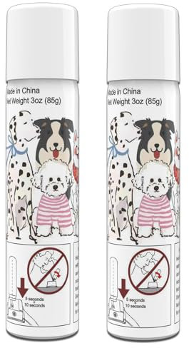 Citronnelle Spray Recharge pour POIIOPY & WWVVPET et Toutes Les Autres Marques Citronnelle Spray Collier de Dressage et Colliers Anti-Aboiement pour Chien, Humane et Sûr pour Animaux, lot de 2 X 85g