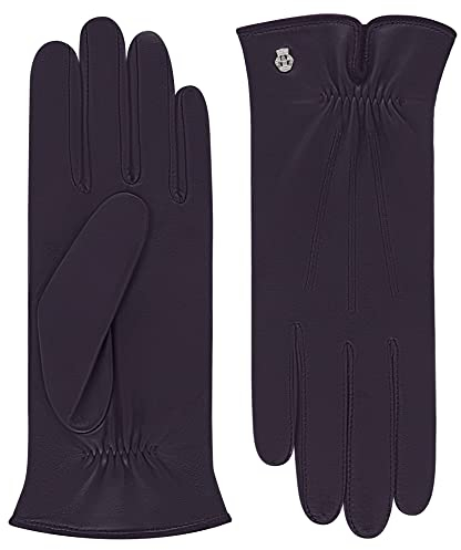Roeckl Damen Antwerpen Lederhandschuhe, Prune, 8.5