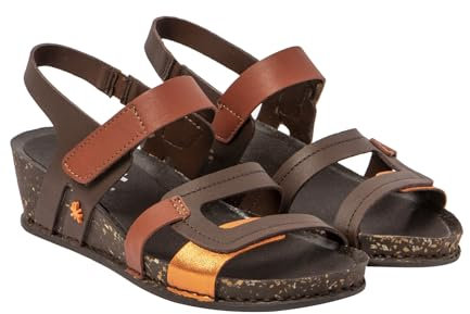 Art Damen 1941 I Imagine Sandale, Nappa Multi Braun, 39 EU
