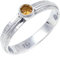 JEWELFORCE Citrin-Edelstein-Bandring für Herren und Damen, Bandring in allen Größen, Geschenkartikel, 925er-Sterlingsilber, Bandring-Schmuck JSR-120C_47 (15.0)