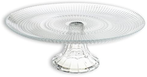 NOVASTYL - Plat sur pied orion 30cm en verre - 1618825
