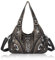 Angel Kiss Damen Schultertasche Hobo Tasche Umhängetaschen Schlusstaschen Henkeltaschen weiches PU Leder mit Reißver Handtasche Viele Fächer tolle tasche für Frauen（Farbe Bronze）
