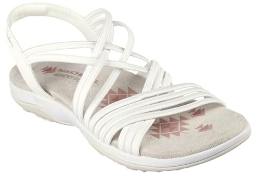 Skechers Reggae Slim - Sunnyside 163185-WHT, Women sandals, White, 40 EU