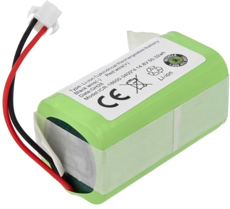 Akku kompatibel mit Ecovacs ICR18650-26J-4S1P - Li-Ion 3400mAh - für Ecovacs Deebot CEN546, DN622, N79, N79S, CEN360, CEN361, DH35, DH43, DH45