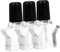 Baluue Eyelash Glue Set Pieces Lash Adhesive for False Lashes Duo Eyelash Glue Black