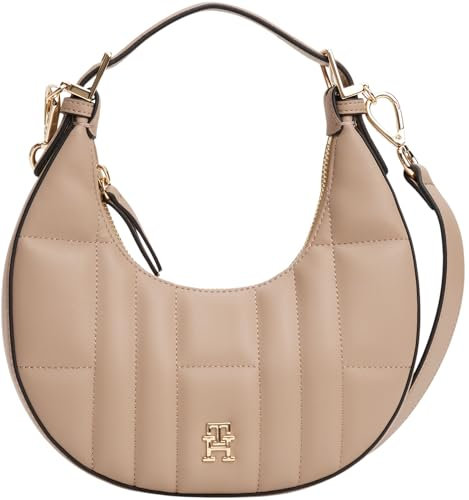 Tommy Hilfiger Damen Crossbody Bag Tasche Feminine Moon Abgerundet, Beige (Coastal Taupe), Einheitsgröße