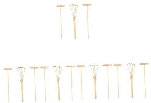Operitacx 15pcs Mini Zen Garden Kit Sand Art Rake for Desk Plastic Garden Tools Table Rake for Home Decor