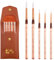 Travel watercolor brush, Longyinzhai 5 travel artist painting set, detachable portable travel watercolor set, very suitable for watercolor acrylic powder ink painting brushes