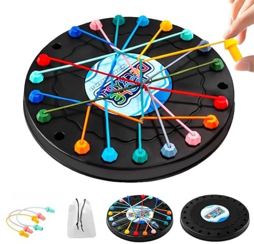 Rope Untying Board Game,Twisted Puzzle,Brainy Knots Table Strategy Toy Fun & Challenging For Family Night
