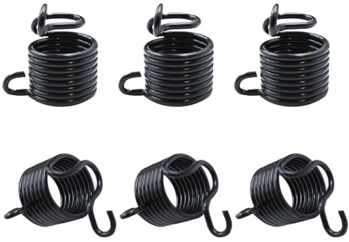 Phyxlyn Pneumatic Shovel Fittings Air Chisel Air Tool Set Air Spring Retainer Pneumatic Chisel Accessories Pneumatic Chisel Spring Retainer Air Hammer Retaining Springs (6 PCS)