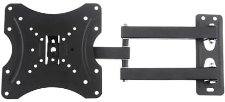 UIHMSWYAL Soporte de Montaje en Pared for TV Ajustable, 35kg, Marco de TV de Pantalla Plana, inclinación de 15 Grados con Nivel for Monitor LCD LED de 14-42 Pulgadas, Panel