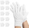 Einfa Baumwollhandschuhe Mittel - 23cm M Cotton Gloves 10 Paar (20 Stück) - Handschuhe Baumwolle Weiß - Arbeitshandschuhe Gartenarbeit - Weiße Handschuhe Handwerk