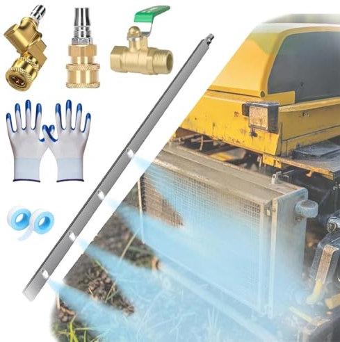 Genérico Limpiador De Radiador Portátil De 24'', Kit De 4500 PSI for Limpieza De Radiadores De Coche con Dos Acopladores Rápidos De 1/4'', Hidrolavadora De Alta Presión for Coches(with Switch)
