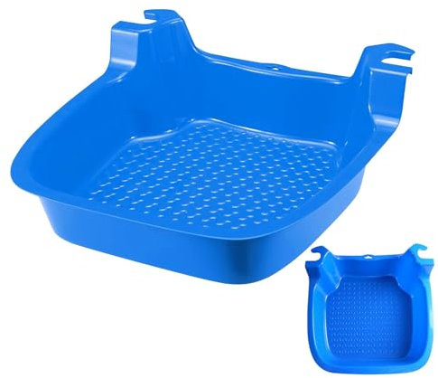 SVCEQZE Pool Fußbadewanne, 41x40.5x13cm Fußbad Poolleiter, Fußbad Wanne Pool, Pool Zubehör, Rutschfeste Fußpflegewanne, Rutschfeste Einweichwanne, Auf Einer Poolleiter Montiert