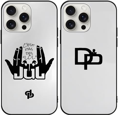 nurkorki 2 Stück Handyhülle für iPhone 11 6,1 Cool Sänger Hülle,Cartoon Rapper Musik Muster,Ultra Dünn Weiche TPU Silikon Stoßfest Schutzhülle Case für Jungen Mädchen,Funny