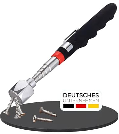 Stabmagnet Magnetstab Teleskopmagnet ausziehbar 80cm Magnetheber Pick-Up Tool teleskopisch Stift Werkzeug Magnetstange stark Magnet Schraubenheber Kleinteile aufheben Werkstatt Garage Haushalt