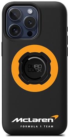 Quad Lock MAG Case - iPhone 15 Pro Max - McLaren Black