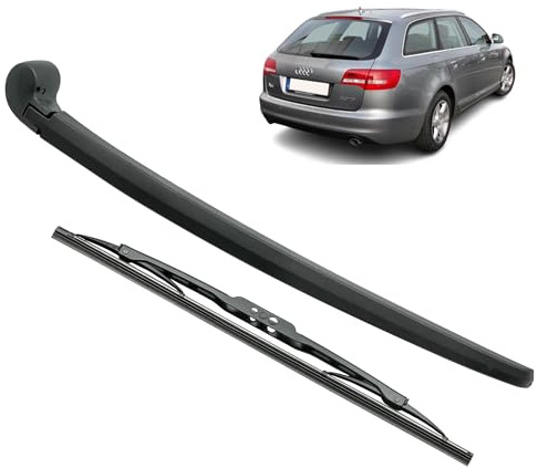Brazo limpiaparabrisas trasero compatible para Audi A6 (C6) Avant/Break (2005-2011). CON ESCOBILLA TRASERA. 4F9955407