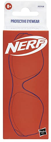 Nerf Brille, verstellbare Bügel, offizielle Nerf Ausrüstung, Einheitsgröße, enthält 1 Brille
