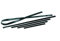 UNGER Pro Wischergummi Hard (25 cm, Ersatzgummi für alle Fensterabzieher, harter Gummi, für warme Temperaturen, beliebig kürzbar) RR25H