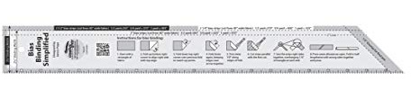 Creative Grids Bias Binding Simplified Quilt Ruler (CGRABB1)