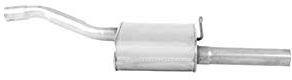 WALKER 71404 Endschalldämpfer ohne Anbauteile Hinten für FORD FOCUS Kombi (DNW)