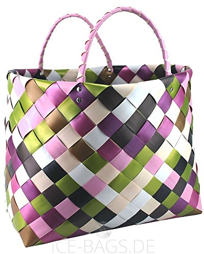 Witzgall WORLD OF BASKETS ICE-BAG XXL Shopper 5006-39 Big City - original, weiß, lila, grün