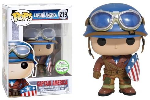 Funko Pop! Marvel #219 WWII Captain America: The First Avenger ECCC (2017 Spring Convention Exclusive)