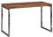 WOHNLING Bureau en Bois Massif Sheesham Table d'ordinateur 120 x 60 cm Table Console Table avec Pieds en métal