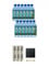 Fiji Wasser von den Fiji-Inseln 12 x 0,5 Liter + Moloko Softdrink 12 x 0,25 Liter + Schiefer Glasuntersetzer eckig ca. 9,5 cm Durchmesser
