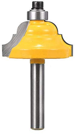 HOHXEN 1/4 Shank Router Bit Roman Ogee Double Edging Router Bit Milling Cutter for Woodworking Tool