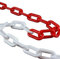 Marwotec 25 Meter Kunststoffkette 8mm Dicke Kettenglieder rot weiß Massive Absperrkette rot weiß aus Kunststoff 8mm zum Absperren großer Flächen, gut sichtbar, stabil von Marwotec aus Deutschland