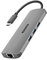 Sitecom USB-C Multi Adapter Hub | USB-C auf 1x HDMI + 1x UBS-C + 3X USB 3.0 + 1x Gigabit LAN Ethernet RJ45 + 1x 3.5mm Audio + SD/Micro-USB, für Typ C Geräte USB-C to HDMI + LAN Adapter - grau