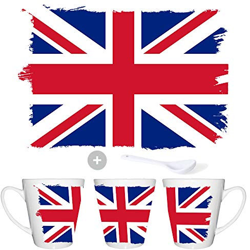 MERCHANDMANIA TAZA CONICA BANDERA INGLATERRA LONDRES conic mug