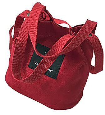 Sac Bandoulière Ni_ka - Mini Fourre-Tout Sac Seau Femme en Toile