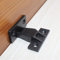 4 piezas de plástico de fijación de zócalo, accesorios de fijación de zócalo, clips de panel para conexión de tablero de gabinete, muebles (48 mm x 25 mm x 30 mm)