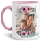 Keramik Tasse - Beste Patentante - mit Foto selbst gestalten - Geschenk für die beste Patentante, Geburtstag, Weihnachten I Personalisiert, Rosa, 300 ml