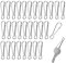 cobee Fahnenmast Clip, 30 Stück Edelstahl Federclips Haken für Fahnenstange, Fahnenmast Schnapphaken, Edelstahl Fahnenmast Zubehör für Fahnenstange, Schlüsselanhänger, Socken, Wäscheleine (40 mm)