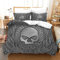 Enfunt-Home Motorradjunge Bettwäsche Set 135x200cm Mikrofaser - 3D Digital Print Bettbezug und 1 Kissenbezug 80x80cm