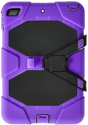 Funda para iPad de 7.9 Pulgadas Mini 5 2019 / iPad Mini 4 con Soporte, 3 en 1 Resistente Estructura a Prueba de caídas con Soporte de Agarre, Color Morado