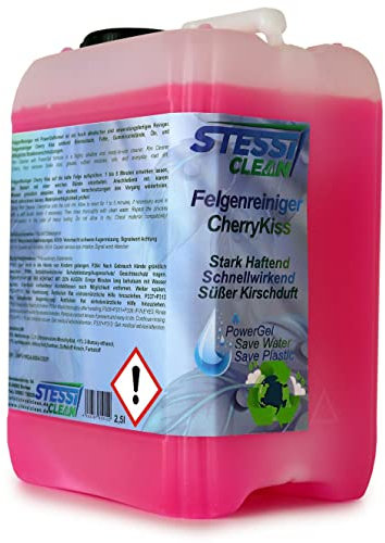 StessiClean PowerGel Felgenreiniger 2,5 Liter - Anwendungsfertiger Felgenreiniger für optimale Resultate und strahlende Felgen