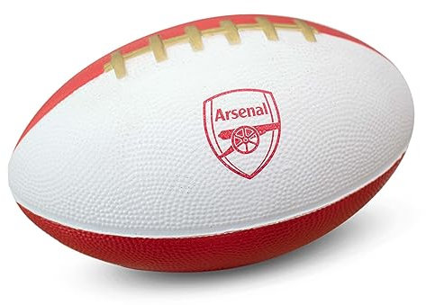 Hy-Pro Arsenal F.C. Mini-American Football, Schaumstoff, weich, für drinnen und draußen, für Erwachsene, Kinder, Jugendliche