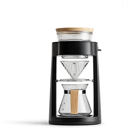 HWSY Cafetera Cafetera Cafetera semiautomática para el hogar Cafetera de Goteo Manual Acero Inoxidable (Negro Blanco) (Color: Blanco) (Negro) Interesting