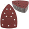 50 Stück Schleifpapier Dreieckschleifer 11-Loch Schleifpads 240 Körnung Klett Schleifpapier Mouse Schleifpapier Schleifblätter für Dreieckschleifer 155 x 108 mm