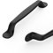 Coinkoly 10 Pack Matte Black Cupboard Handles - 128mm Hole Centers for Kitchen & Wardrobe